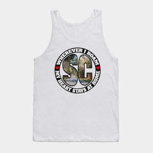 Heart Stays Home - South Carolina Tank Top